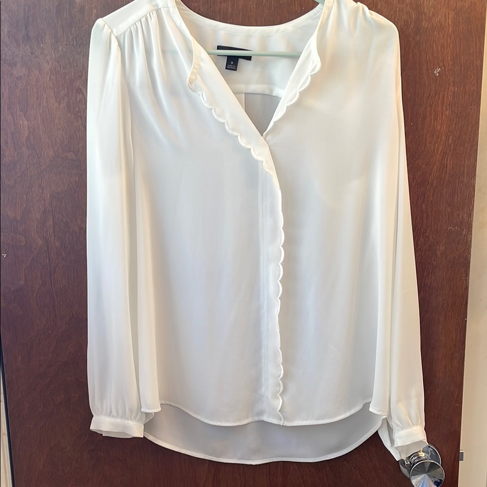 Elegant White Blouse J crew